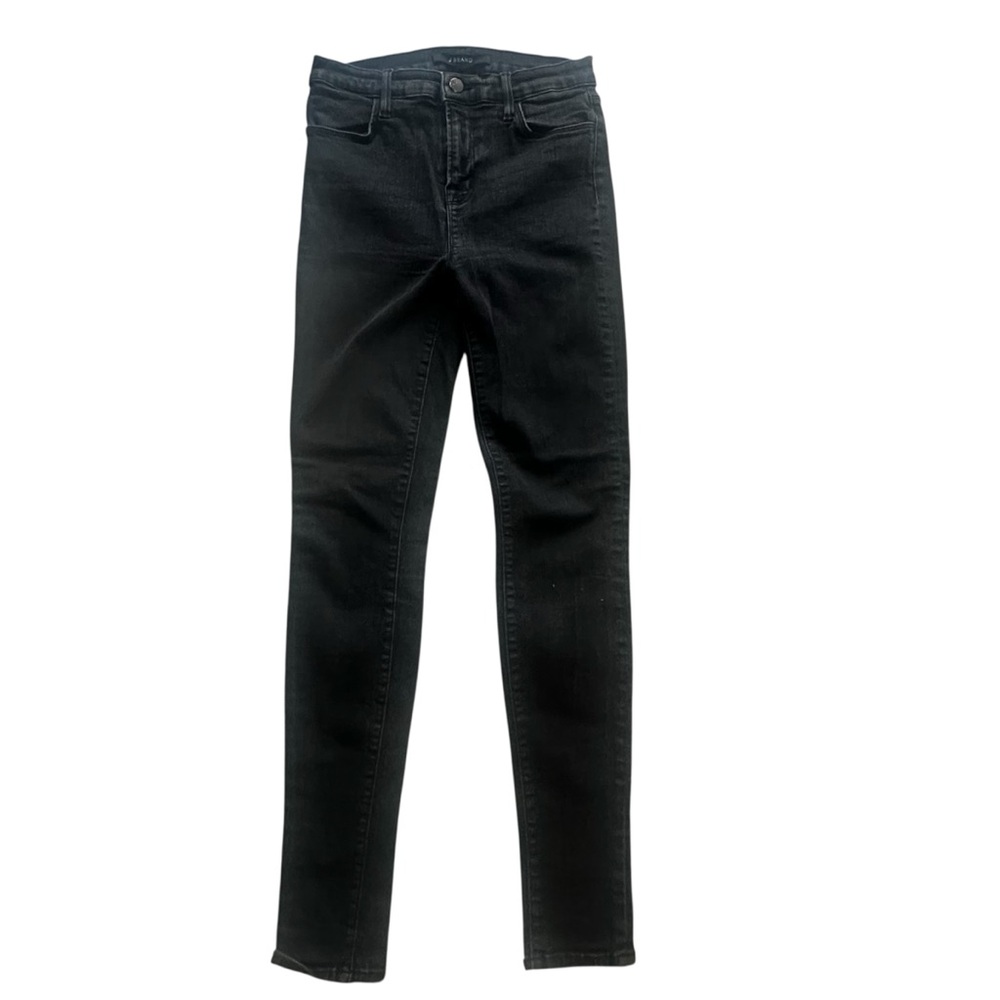 J Brand Maria Vanity High Rise Slim Leg Jeans Black Women’s Size 28 Excellent
